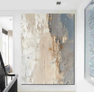 Palette Knife Paintings, Hand Painted Canvas Art, Modern Paintings for Living Room, Simple Painting Ideas for Bedroom-ArtWorkCrafts.com