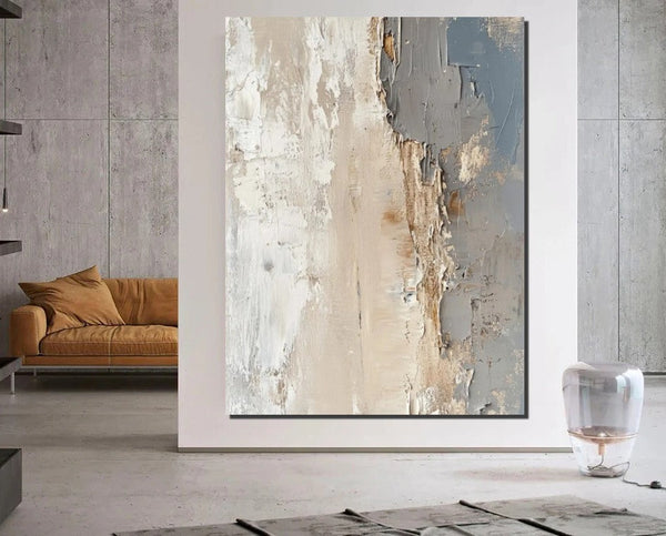 Palette Knife Paintings, Hand Painted Canvas Art, Modern Paintings for Living Room, Simple Painting Ideas for Bedroom-ArtWorkCrafts.com