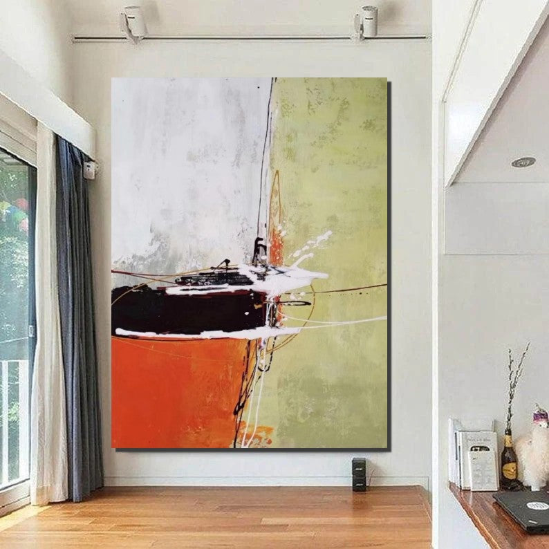 Extra Large Wall Art Painting, Modern Contemporary Abstract Artwork, Canvas Painting for Living Room, Simple Modern Art, Large Paintings for Sale-ArtWorkCrafts.com