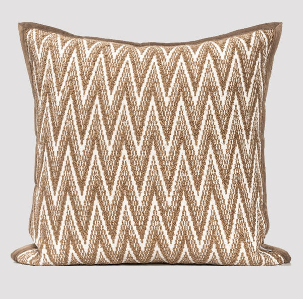 Contemporary Throw Pillows for Living Room, Modern Decorative Sofa Pillows, Large Modern Pillows for Couch, Modern Square Pillows-ArtWorkCrafts.com