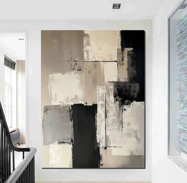 Living Room Wall Painting, Modern Artwork, Large Canvas Painting, Contemporary Wall Painting, Acrylic Painting for Dining Room