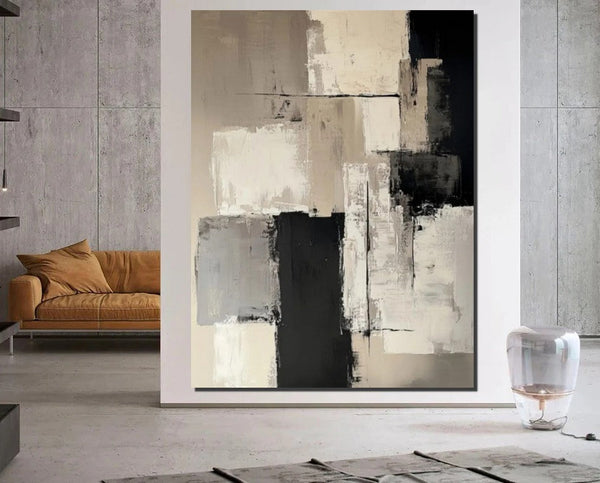Living Room Wall Painting, Modern Artwork, Large Canvas Painting, Contemporary Wall Painting, Acrylic Painting for Dining Room