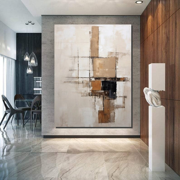 Extra Large Paintings for Living Room, Abstract Acrylic Painting, Hand Painted Wall Art Paintings, Modern Abstract Art for Dining Room-ArtWorkCrafts.com