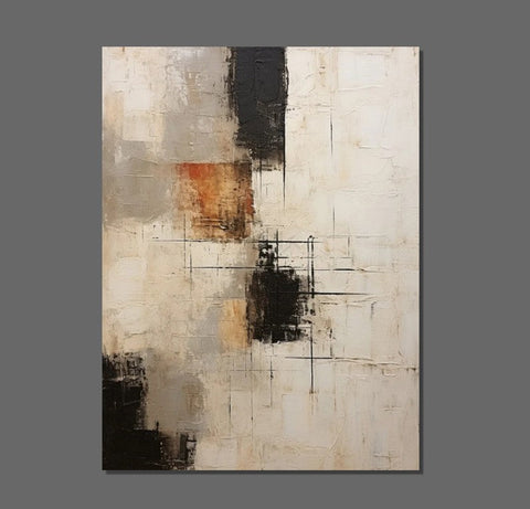 Hand Painted Wall Art Paintings, Modern Abstract Art for Dining Room, Extra Large Paintings for Living Room, Abstract Acrylic Painting-ArtWorkCrafts.com
