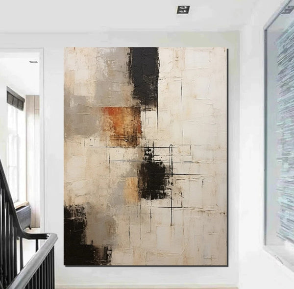 Hand Painted Wall Art Paintings, Modern Abstract Art for Dining Room, Extra Large Paintings for Living Room, Abstract Acrylic Painting-ArtWorkCrafts.com