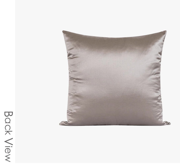 Grey Green Abstract Contemporary Throw Pillow for Living Room, Decorative Throw Pillows for Couch, Large Modern Sofa Throw Pillows-ArtWorkCrafts.com