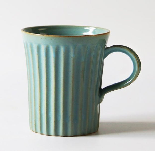 Large Capacity Coffee Cup, Cappuccino Coffee Mug, Handmade Pottery Coffee Cup, Large Tea Cup-ArtWorkCrafts.com