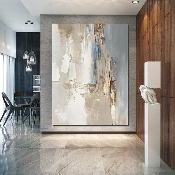 Large Abstract Paintings for Bedroom, Simple Modern Wall Art Ideas, Abstract Painting Ideas for Living Room, Hand Painted Acrylic Painting-ArtWorkCrafts.com