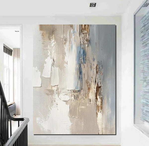 Large Abstract Paintings for Bedroom, Simple Modern Wall Art Ideas, Abstract Painting Ideas for Living Room, Hand Painted Acrylic Painting-ArtWorkCrafts.com