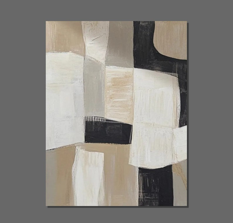 Abstract Acrylic Paintings for Living Room, Contemporary Canvas Wall Art, Modern Contemporary Artwork, Buy Paintings Online-ArtWorkCrafts.com