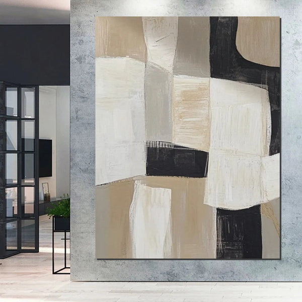 Abstract Acrylic Paintings for Living Room, Contemporary Canvas Wall Art, Modern Contemporary Artwork, Buy Paintings Online-ArtWorkCrafts.com