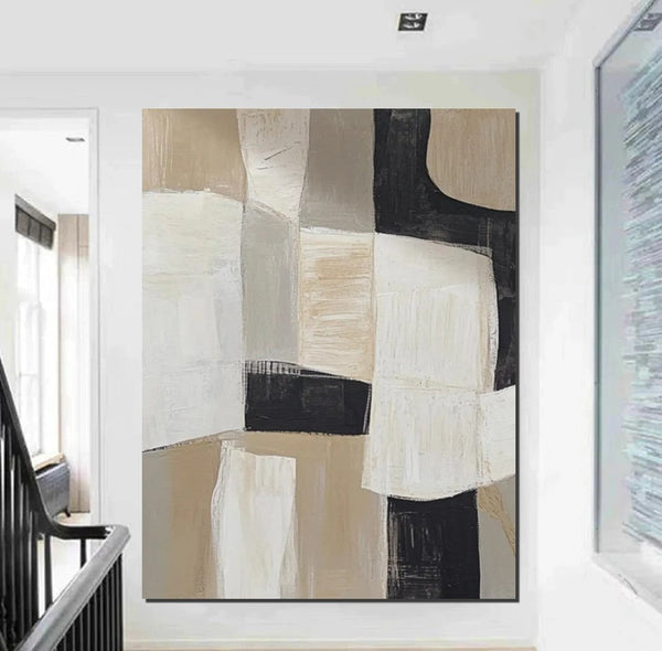 Abstract Acrylic Paintings for Living Room, Contemporary Canvas Wall Art, Modern Contemporary Artwork, Buy Paintings Online-ArtWorkCrafts.com