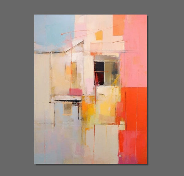 Acrylic Abstract Art, Modern Abstract Acrylic Painting, Living Room Wall Painting, Extra Large Paintings, Large Paintings for Living Room-ArtWorkCrafts.com