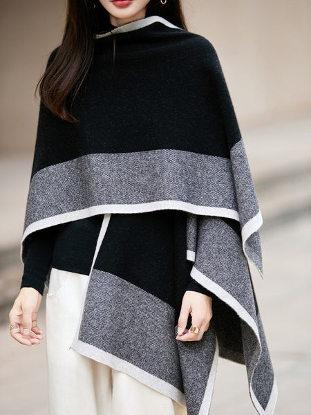 Wool Scarf, Winter Shawl, Soft Wool Scarf for women, Christmas Holiday Gift, Evening Wrap, Large Winter Shawl, Elegant Shawl, Warm Cape, Winter Scarves-ArtWorkCrafts.com