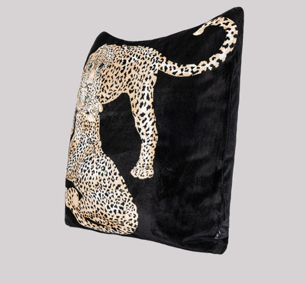 Abstract Contemporary Pillow for Couch, Leopard Decorative Sofa Pillows, Large Modern Sofa Throw Pillows for Bedroom-ArtWorkCrafts.com