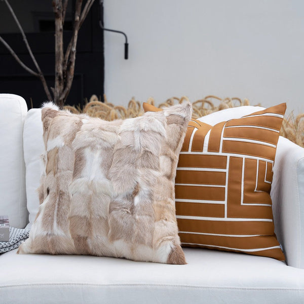 Luxury Abstract Decorative Throw Pillows for Living Room, Decorative Pillow Covers, Modern Pillows for Couch, Large Modern Sofa Pillow Cases-ArtWorkCrafts.com