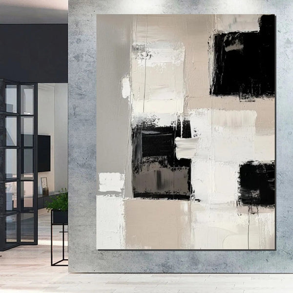 Modern Acrylic Canvas Painting, Oversized Wall Art Painting for Sale, Heavy Texture Paintings, Palette Knife Paniting, Acrylic Painting on Canvas