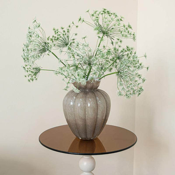 Handmade Liuli Vases, Color Glaze Vase, Contemporary Vases for Modern Home Decor, Glass Bud Vases, Centerpiece Vases on Table-ArtWorkCrafts.com