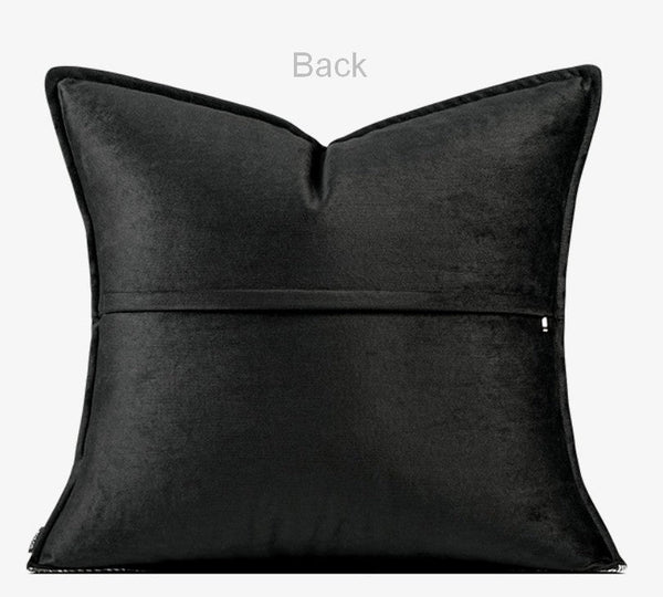 Contemporary Modern Sofa Pillows for Bedroom, Large Square Modern Throw Pillows for Couch, Simple Decorative Throw Pillows, Large Throw Pillow for Interior Design-ArtWorkCrafts.com