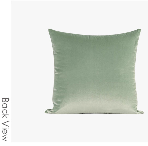 Abstract Contemporary Throw Pillow for Living Room, Green Decorative Throw Pillows for Couch, Large Modern Sofa Throw Pillows-ArtWorkCrafts.com