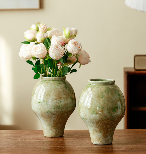 Centerpiece Ceramic Bud Vases, Porcelain Flower Vases, Flower Vases on Table, Handmade Water Holding Flower Vase-ArtWorkCrafts.com