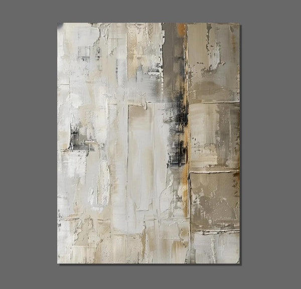 Oversized Wall Art Painting for Sale, Modern Acrylic Canvas Painting, Heavy Texture Paintings, Palette Knife Paniting, Acrylic Painting on Canvas-ArtWorkCrafts.com
