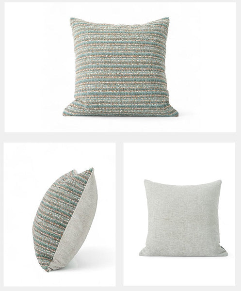 Decorative Throw Pillows for Bedroom, Modern Sofa Pillows for Interior Design, Contemporary Modern Sofa Pillows, Luxury Square Pillows, Modern Throw Pillows for Couch-ArtWorkCrafts.com