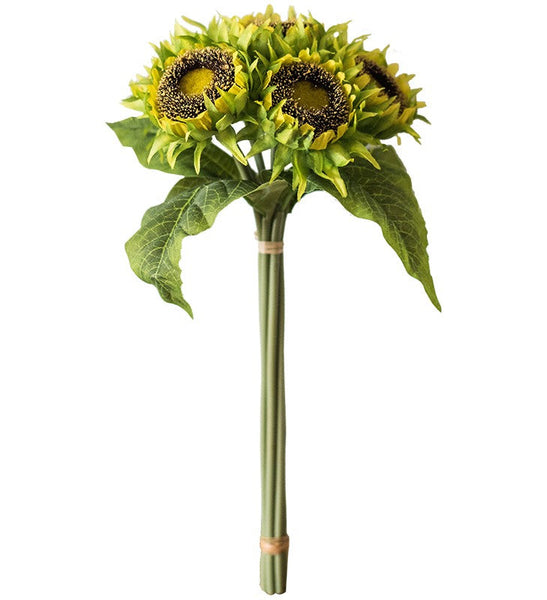 Unique Flower Arrangement for Home Decoration, A Bunch of Sunflowers, Bedroom Flower Arrangement Ideas, Beautiful Artificial Flowers for Living Room-ArtWorkCrafts.com
