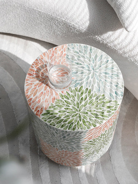 Unique Small End Table, Contemporary Small Sofa Side Table, Portable Casual Side Table, Creative Coffee Table, Shell Small Side Table-ArtWorkCrafts.com