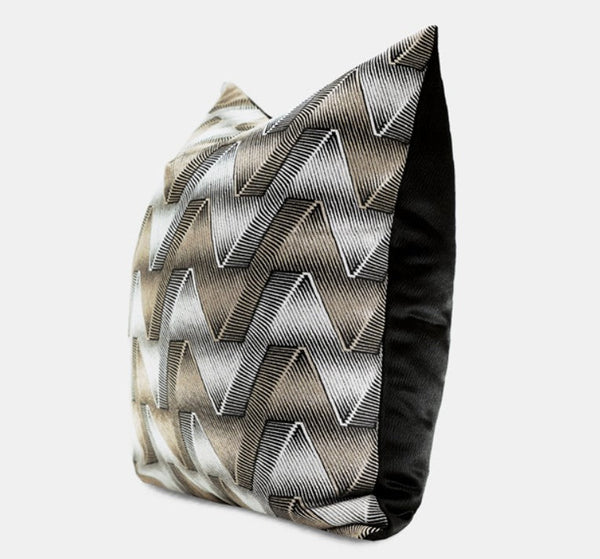 Large Square Decorative Throw Pillows for Couch, Geometric Modern Sofa Pillows, Large Decorative Throw Pillows, Geometric Sofa Pillows for Interior Design-ArtWorkCrafts.com