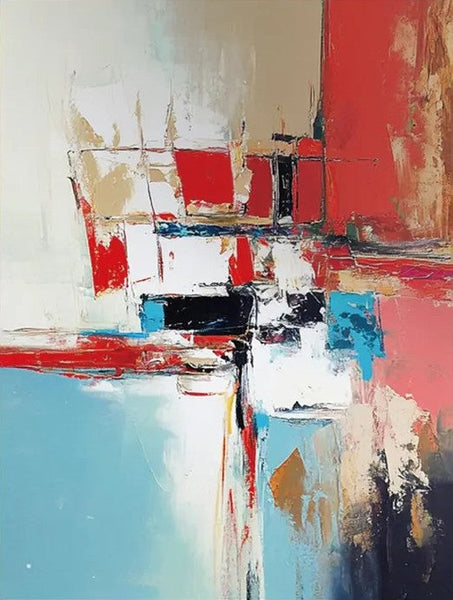 Living Room Abstract Paintings, Impasto Painting, Modern Abstract Painting, Large Acrylic Canvas Paintings, Large Wall Art Ideas-ArtWorkCrafts.com