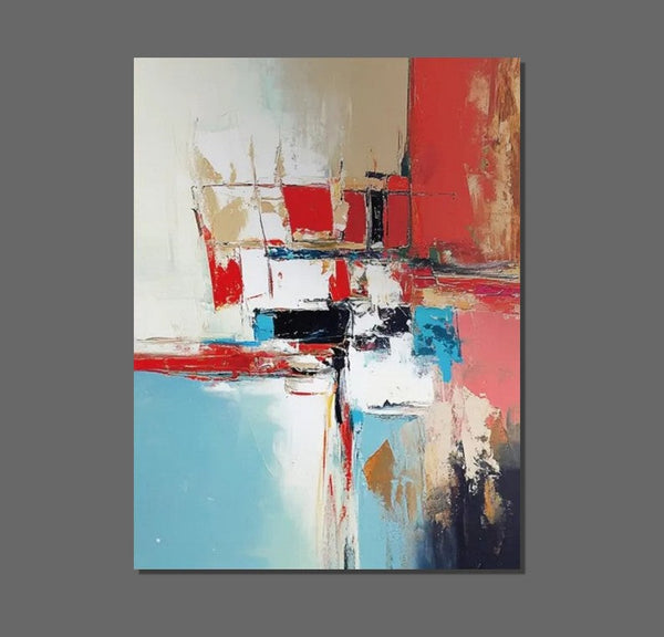 Living Room Abstract Paintings, Impasto Painting, Modern Abstract Painting, Large Acrylic Canvas Paintings, Large Wall Art Ideas-ArtWorkCrafts.com