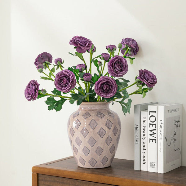 Unique Porcelain Flower Vases, Flower Vases on Table, Contemporary Vases for Modern Home Decor, Ceramic Bouquet Vases, Dining Table Centerpiece-ArtWorkCrafts.com