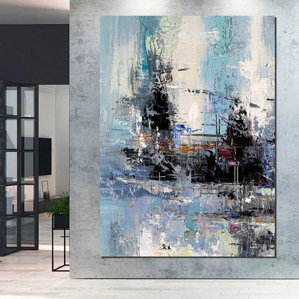 Large Paintings for Dining Room, Acrylic Painting on Canvas, Simple Abstract Art, Wall Art Paintings for Bedroom, Simple Modern Art Paintings-ArtWorkCrafts.com