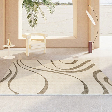Modern Hallway Runner Rugs, Dining Room Modern Rug Ideas, Large Modern Rugs for Living Room, Contemporary Rugs Next to Bed, Modern Runner Rugs for Entryway-ArtWorkCrafts.com