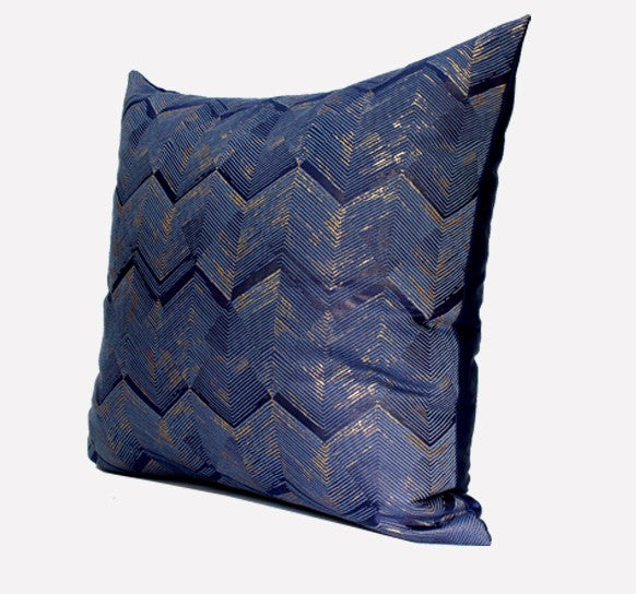Large Square Pillows, Blue Decorative Modern Throw Pillow for Couch, Modern Sofa Pillows, Simple Modern Throw Pillows for Couch-ArtWorkCrafts.com
