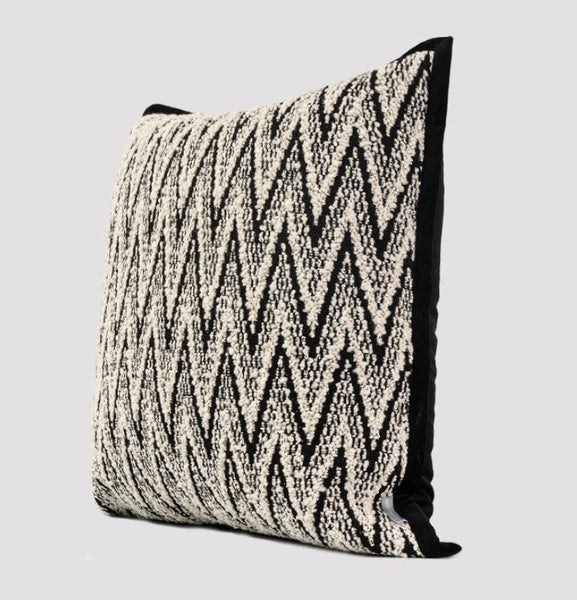 Large Abstract Throw Pillows for Couch, Modern Sofa Throw Pillows, Contemporary Throw Pillow for Living Room, Modern Square Pillows-ArtWorkCrafts.com