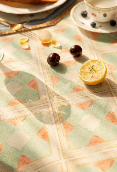 Long Rectangle Tablecloth for Dining Room Table, British Mid Century Fiberflax Tablecloth, Square Tablecloth for Coffee Table, Farmhouse Table Cloth, Wedding Tablecloth, Waterproof Tablecloth-ArtWorkCrafts.com