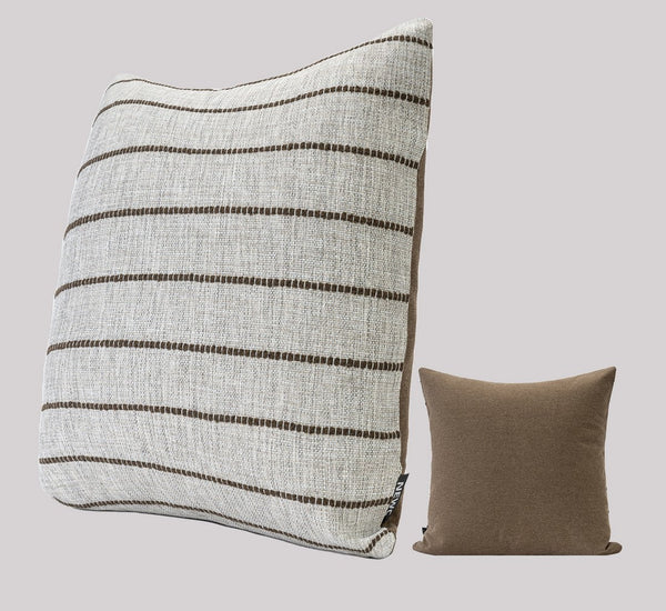 Contemporary Throw Pillow for Interior Design, Large Abstract Decorative Throw Pillows, Geometric Square Modern Throw Pillows for Couch