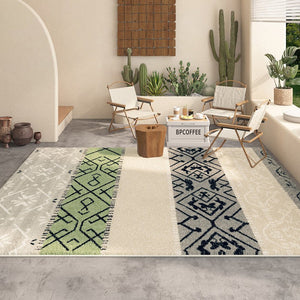 Abstract Area Rugs for Living Room, Modern Rugs for Dining Room, Modern Runner Rugs for Hallway, Thick Contemporary Area Rugs Next to Bed-ArtWorkCrafts.com