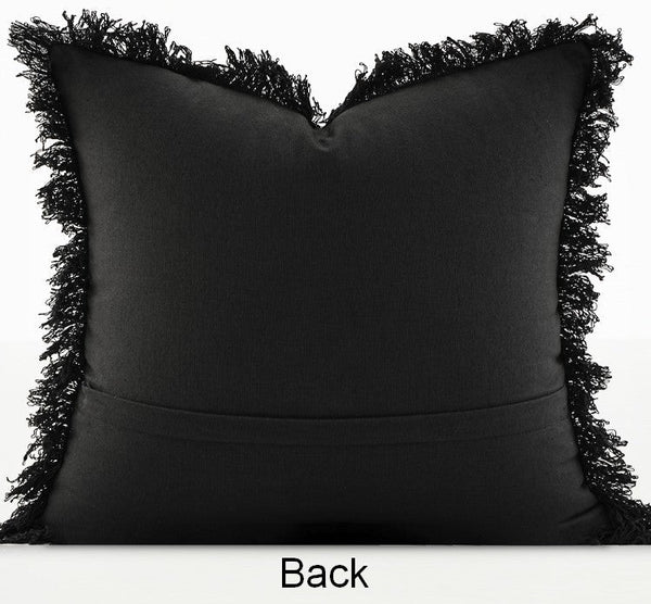Ethnic Square Modern Throw Pillows for Couch, Contemporary Modern Sofa Pillows, Decorative Throw Pillows for Bedroom, Large Throw Pillow for Interior Design-ArtWorkCrafts.com