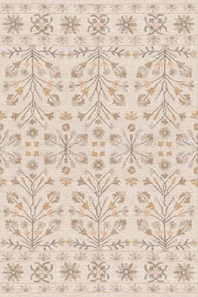 Modern Rugs for Living Room, Flower Pattern Modern Rugs for Farmhouse, Bedroom Modern Rugs, Modern Rugs for Dining Room-ArtWorkCrafts.com