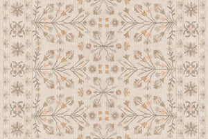 Modern Rugs for Living Room, Flower Pattern Modern Rugs for Farmhouse, Bedroom Modern Rugs, Modern Rugs for Dining Room-ArtWorkCrafts.com