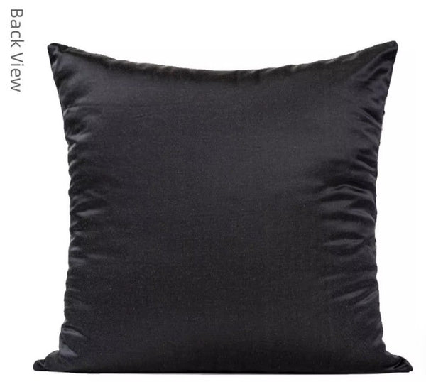 Abstract Decorative Throw Pillows, Geometric Contemporary Pillows, Blue Square Modern Throw Pillows for Couch, Large Simple Throw Pillow for Interior Design-ArtWorkCrafts.com