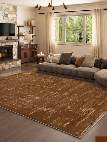 Mid Century Modern Rugs for Living Room, Geometric Contemporary Rugs, Abstract Contemporary Modern Rugs for Dining Room