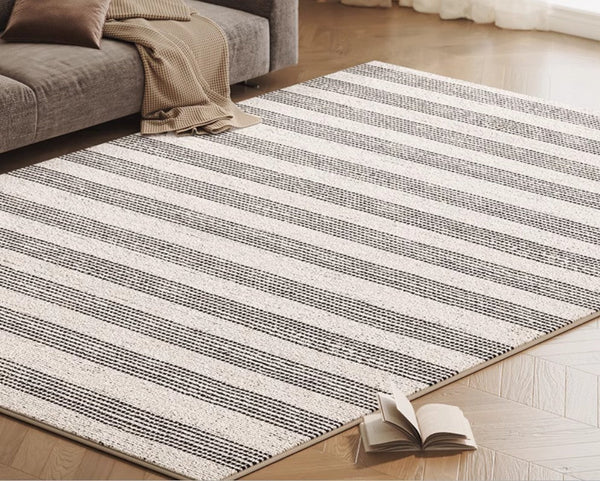 Contemporary Modern Rugs for Bedroom, Geometric Modern Rugs for Sale, Modern Rug Placement Ideas for Living Room, Abstract Rugs for Dining Room-ArtWorkCrafts.com