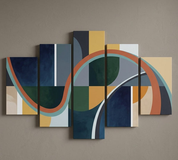 Modern Canvas Artwork for Living Room, Original Abstract Paintings, Large Abstract Wall Art Paintings-ArtWorkCrafts.com