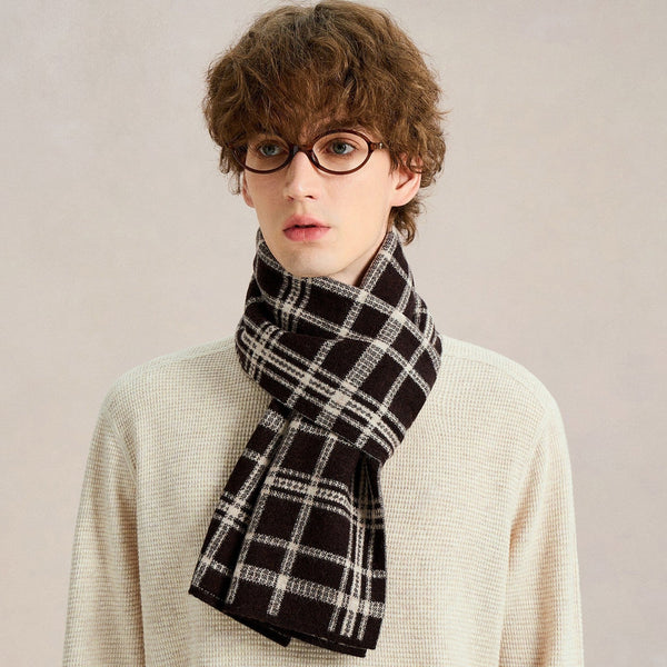 Formal Men Scarf Styles, Men's Winter Soft Wool Scarves, Business Wool Scarf for Gentleman, Men's Winter Scarf, Casual Scarf for Men, Men's Wool Scarf Winter