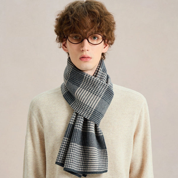 Business Formal Men Scarf Styles, Soft Wool Scarf for Men, Wool Scarf for Gentleman, Men's Winter Scarf, Casual Fashion Scarf for Men, Men's Wool Scarf Winter
