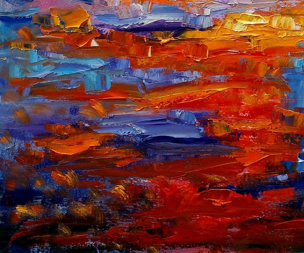 Large Oil Painting on Canvas, Abstract Canvas Paintings,, Custom Abstract Wall Art Painting, Canvas Painting for Living Room-ArtWorkCrafts.com